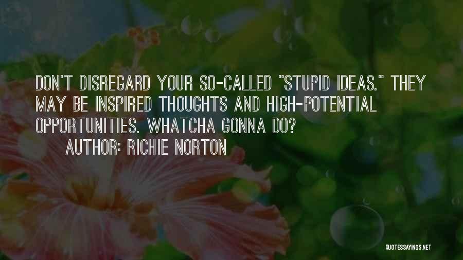 Whatcha Doing Quotes By Richie Norton