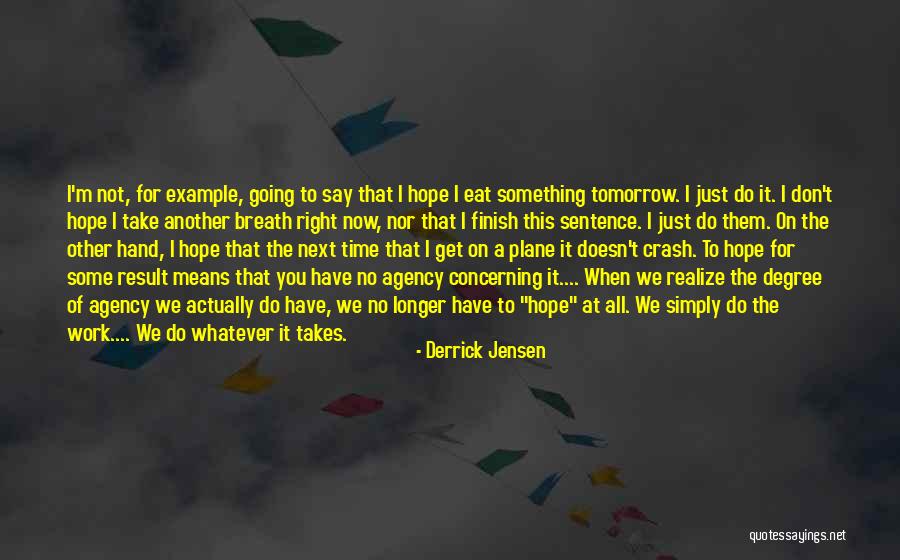 Whatever It Takes Inspirational Quotes By Derrick Jensen