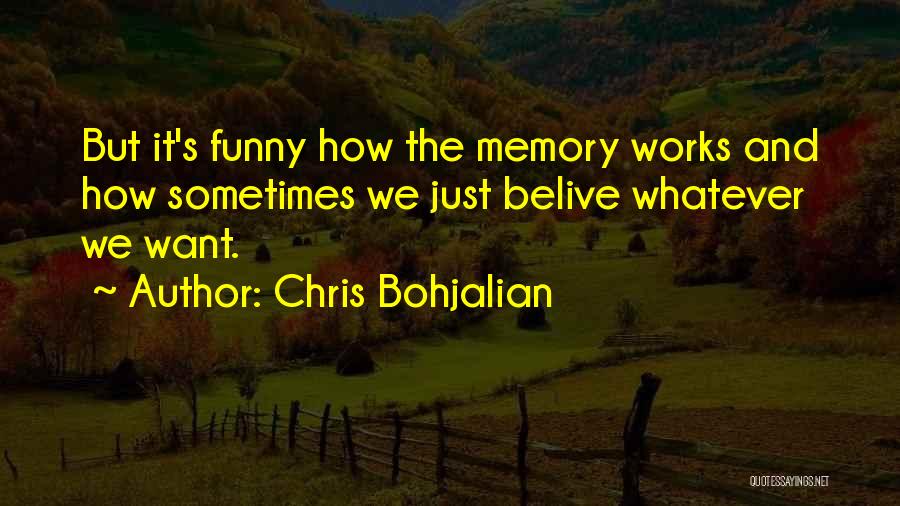Whatever It Works Quotes By Chris Bohjalian