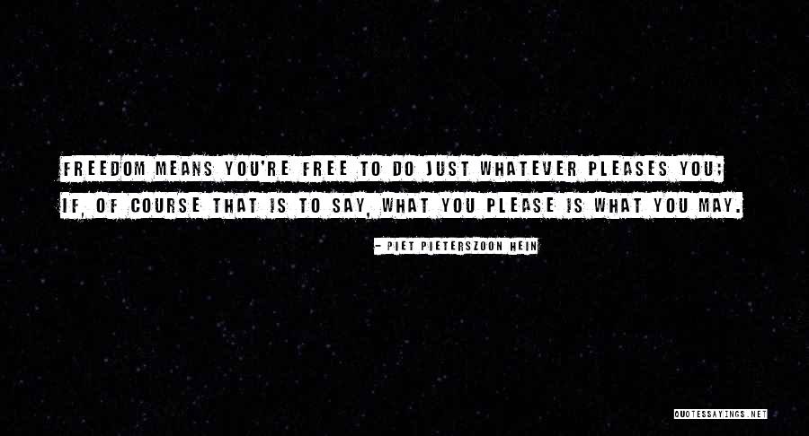 Whatever That Means Quotes By Piet Pieterszoon Hein Whatever That Means Quotes By Piet Pieterszoon Hein