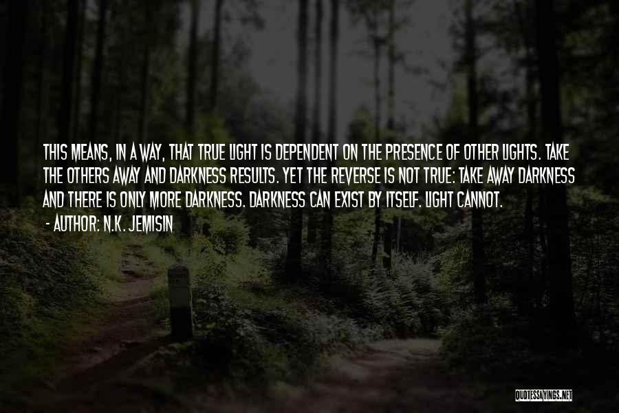 What's Done In The Dark Comes To Light Quotes By N.K. Jemisin