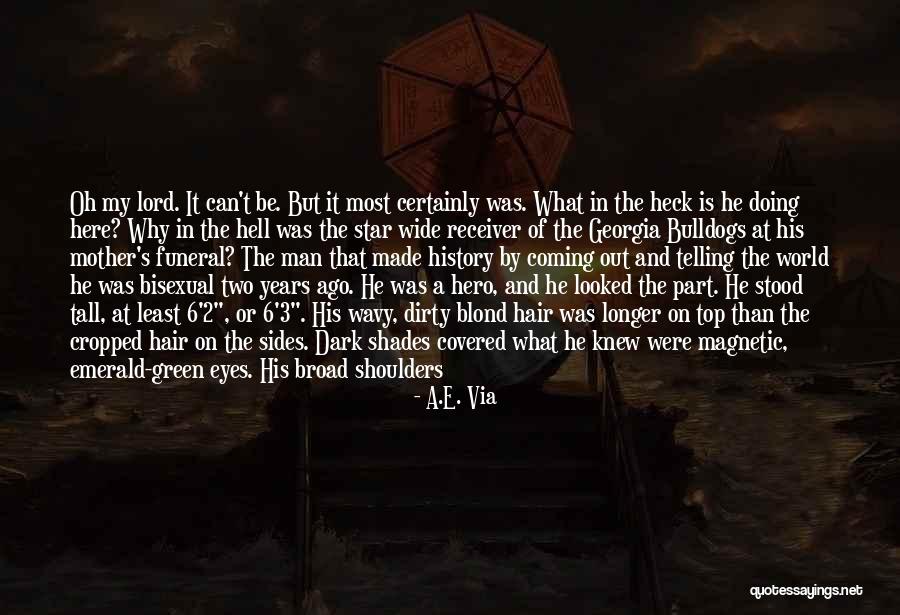 What's In The Dark Quotes By A.E. Via What's In The Dark Quotes By A.E. Via