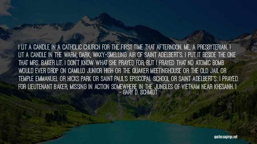 What's In The Dark Quotes By Gary D. Schmidt What's In The Dark Quotes By Gary D. Schmidt
