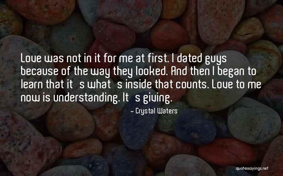 What's Inside That Counts Quotes By Crystal Waters What's Inside That Counts Quotes By Crystal Waters