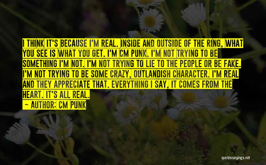 What's Inside The Heart Quotes By CM Punk