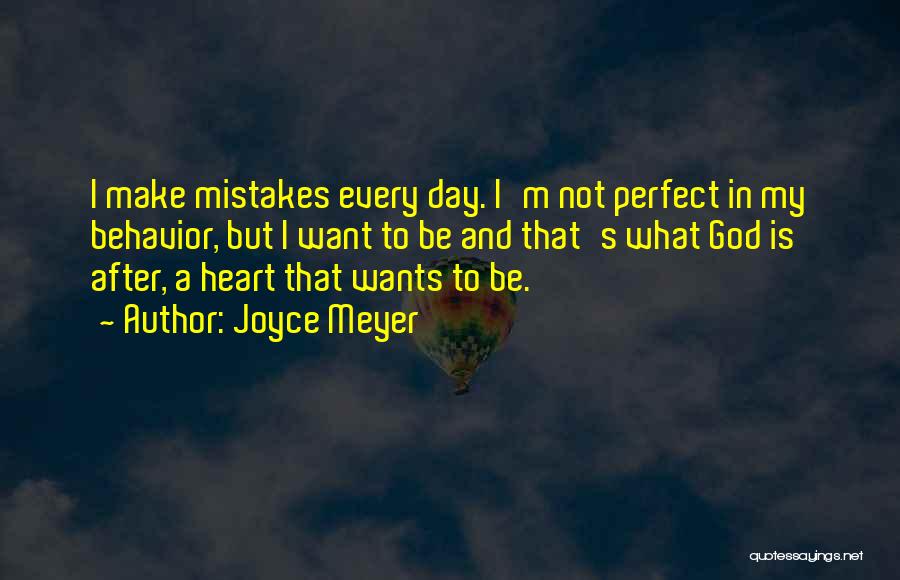 What's My Mistake Quotes By Joyce Meyer