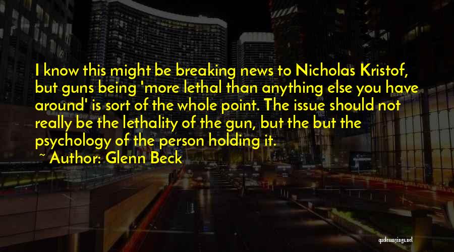 What's The Point Of Holding On Quotes By Glenn Beck