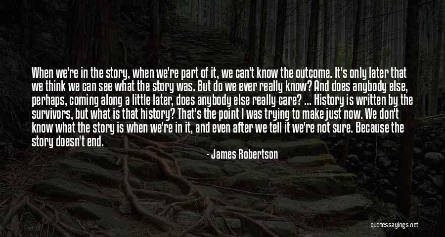 What's The Point Of Trying Quotes By James Robertson What's The Point Of Trying Quotes By James Robertson