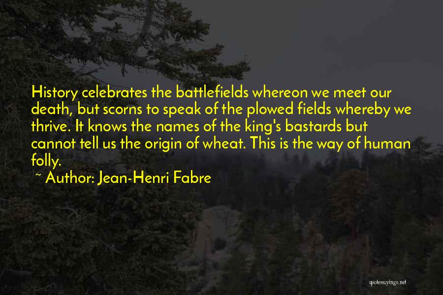 Wheat Fields Quotes By Jean-Henri Fabre