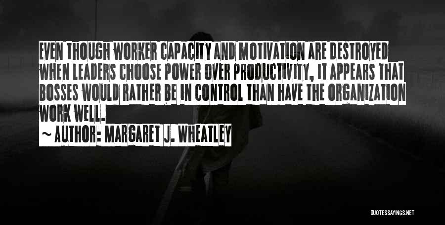 Wheatley Quotes By Margaret J. Wheatley