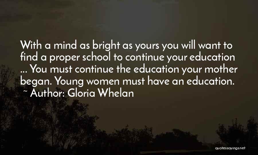 Whelan Quotes By Gloria Whelan