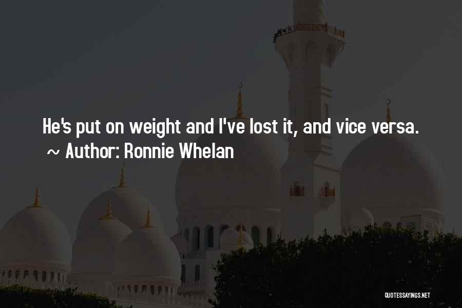 Whelan Quotes By Ronnie Whelan