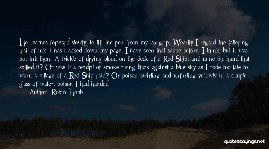 When A Man Cries Quotes By Robin Hobb