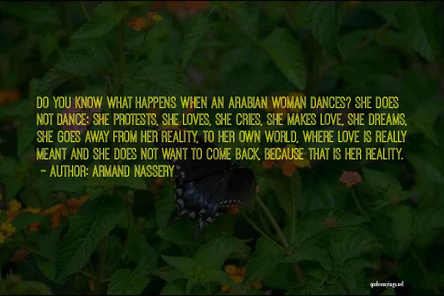 When A Woman Cries Quotes By Armand Nassery