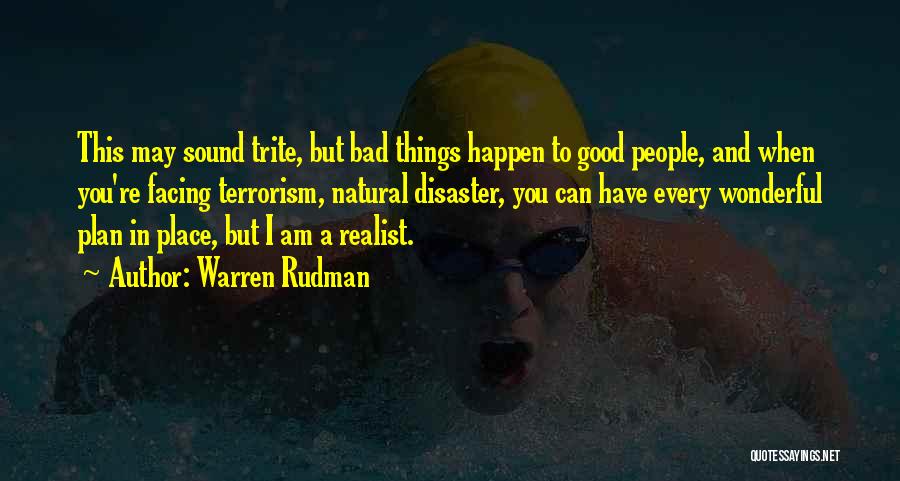 When Bad Things Happen Quotes By Warren Rudman