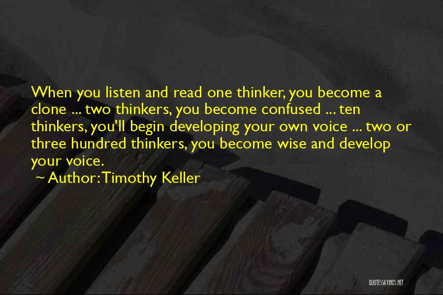 When Confused Quotes By Timothy Keller