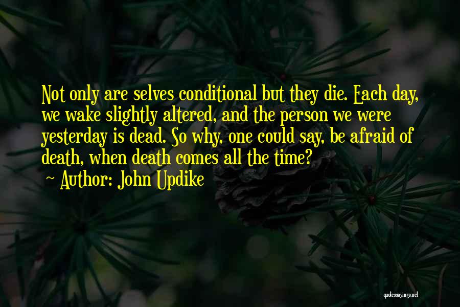 When Death Comes Quotes By John Updike