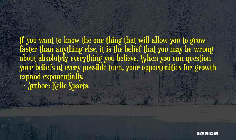 When Everything Else Goes Wrong. Quotes By Kelle Sparta