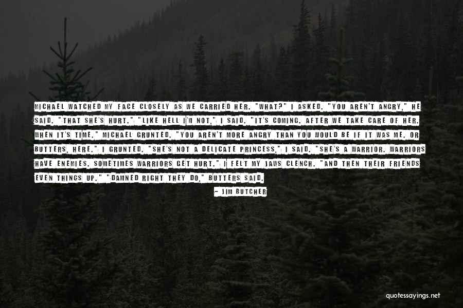 When Friends Hurt Quotes By Jim Butcher When Friends Hurt Quotes By Jim Butcher