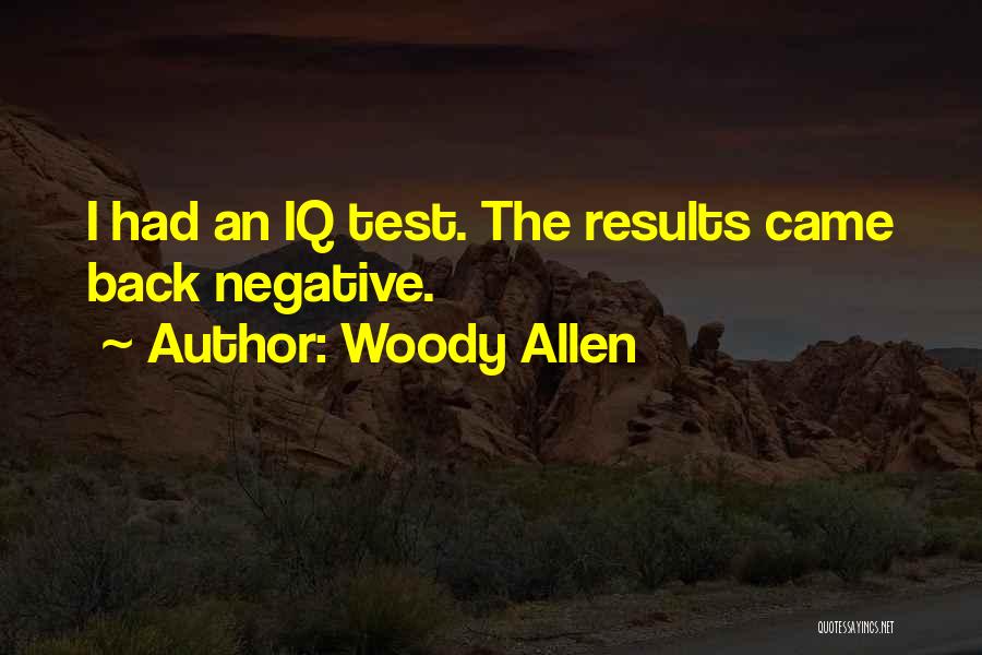 When God Tests Us Quotes By Woody Allen