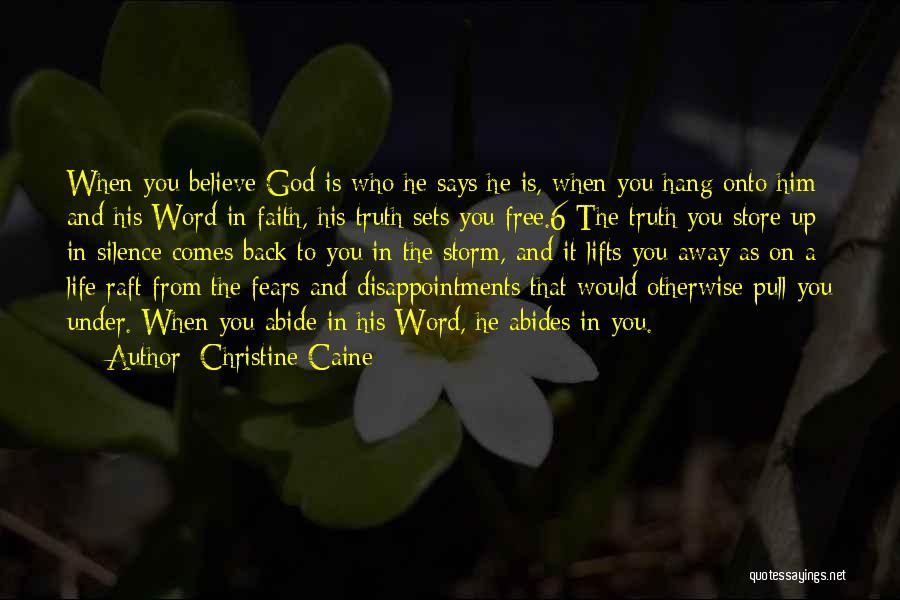 When He Comes Back To You Quotes By Christine Caine