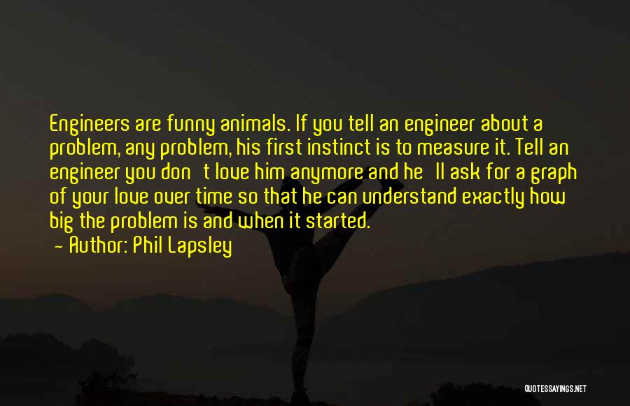 When He Don't Love You Anymore Quotes By Phil Lapsley