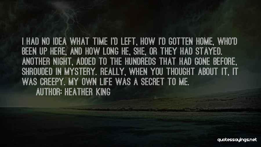 When He Left Me Quotes By Heather King