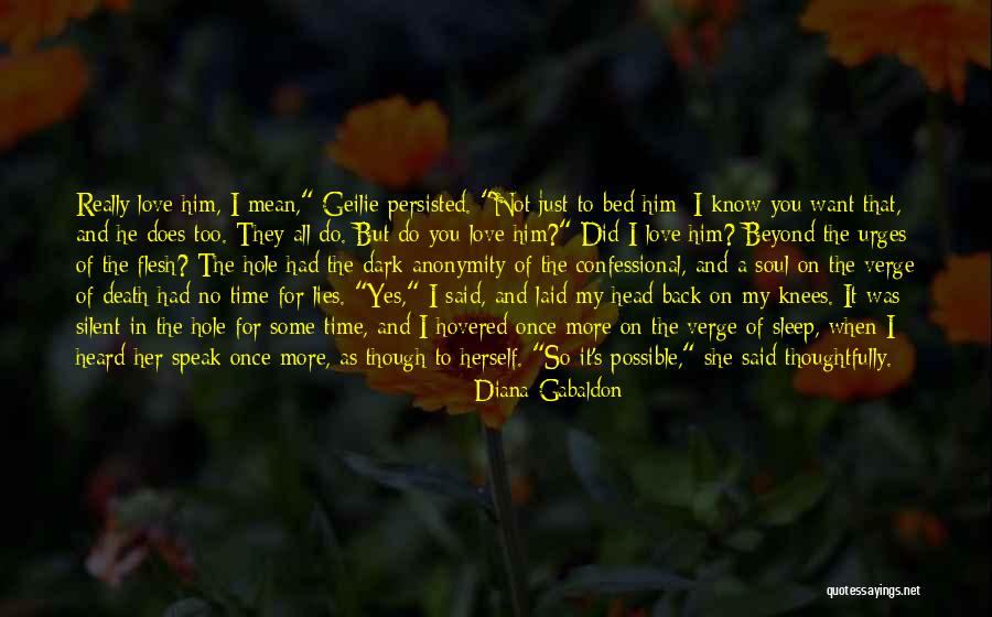 When He Lies Quotes By Diana Gabaldon