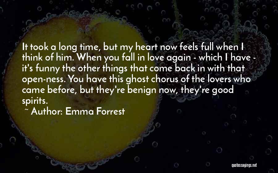 When I Fall Back Quotes By Emma Forrest