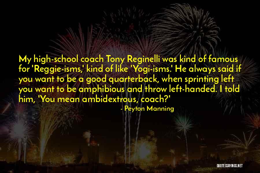 When I Famous Quotes By Peyton Manning