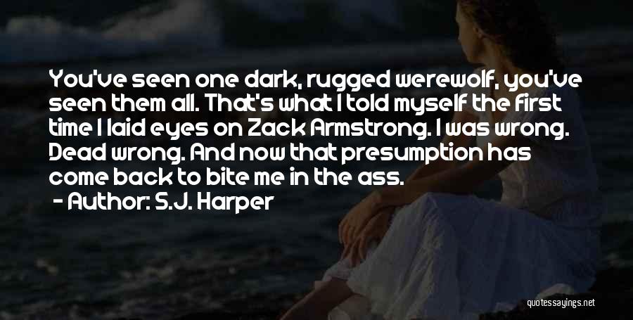 When I First Laid My Eyes On You Quotes By S.J. Harper