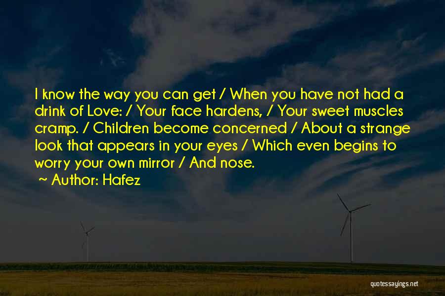 When I Look In Your Eyes Quotes By Hafez