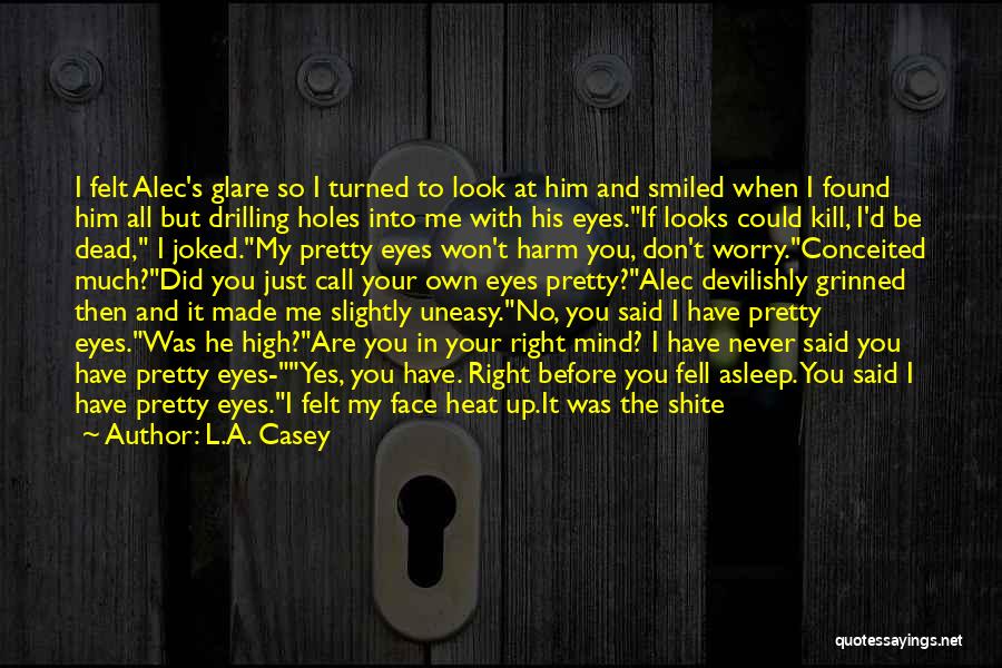 When I Look In Your Eyes Quotes By L.A. Casey