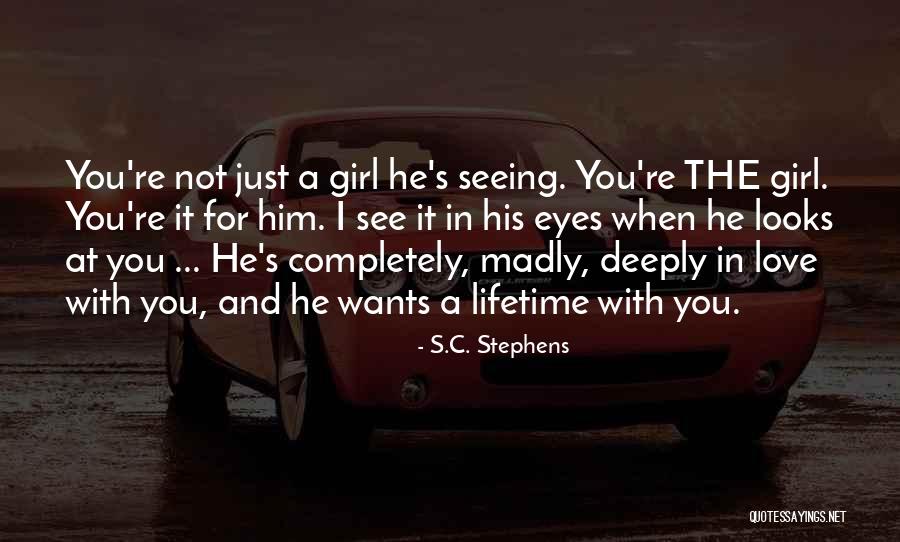When I Love I Love Deeply Quotes By S.C. Stephens When I Love I Love Deeply Quotes By S.C. Stephens