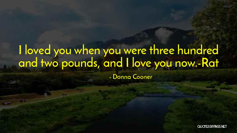 When I Love You Quotes By Donna Cooner