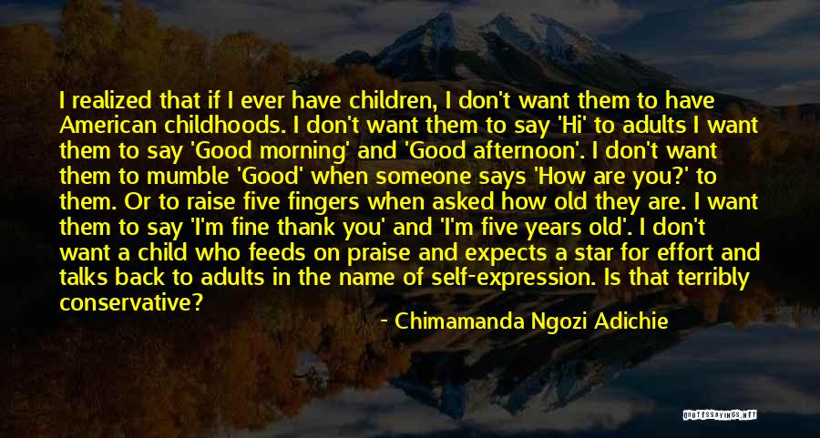 When I Say I'm Fine Quotes By Chimamanda Ngozi Adichie