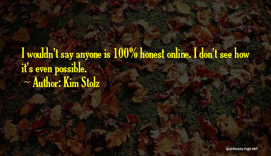 When I See You Online Quotes By Kim Stolz