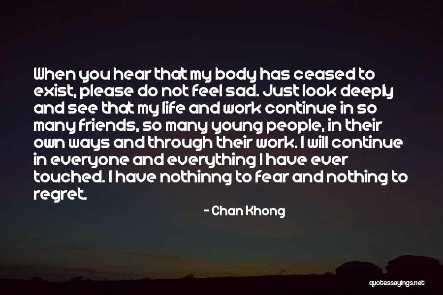 When I See You Sad Quotes By Chan Khong When I See You Sad Quotes By Chan Khong