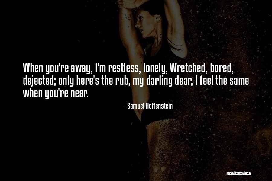 When I'm Bored Quotes By Samuel Hoffenstein