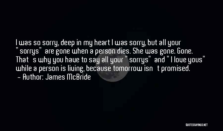 When I'm Gone Love Quotes By James McBride