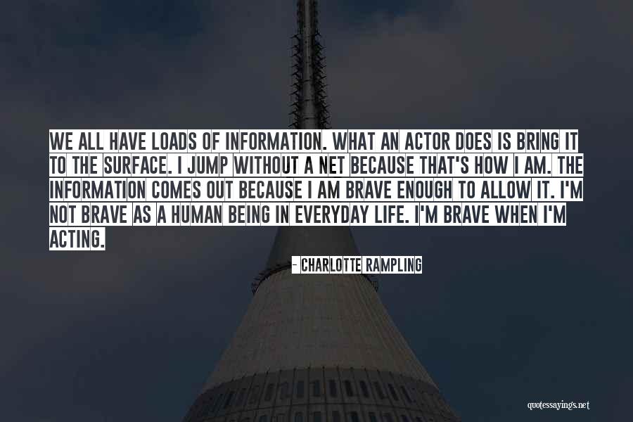 When Is Enough Quotes By Charlotte Rampling