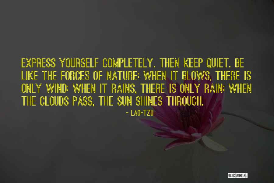 When It Rain Quotes By Lao-Tzu