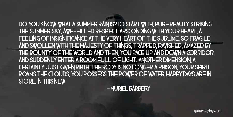 When It Rain Quotes By Muriel Barbery When It Rain Quotes By Muriel Barbery