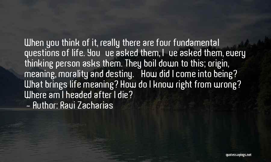 When Life Brings You Down Quotes By Ravi Zacharias