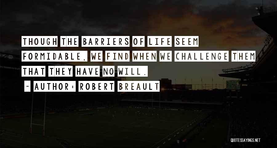 When Life Challenges Quotes By Robert Breault