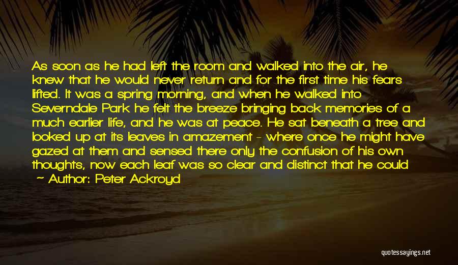 When Life Gets You Down Get Back Up Quotes By Peter Ackroyd