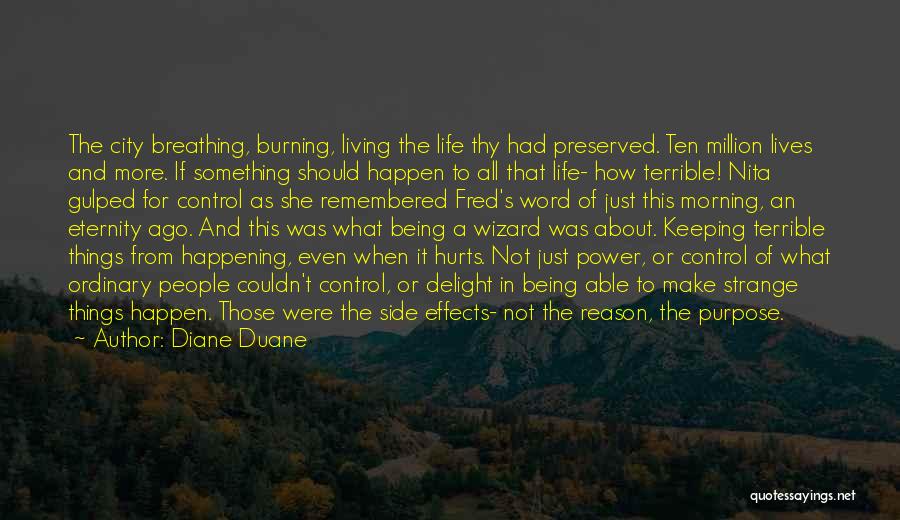 When Life Hurts Quotes By Diane Duane