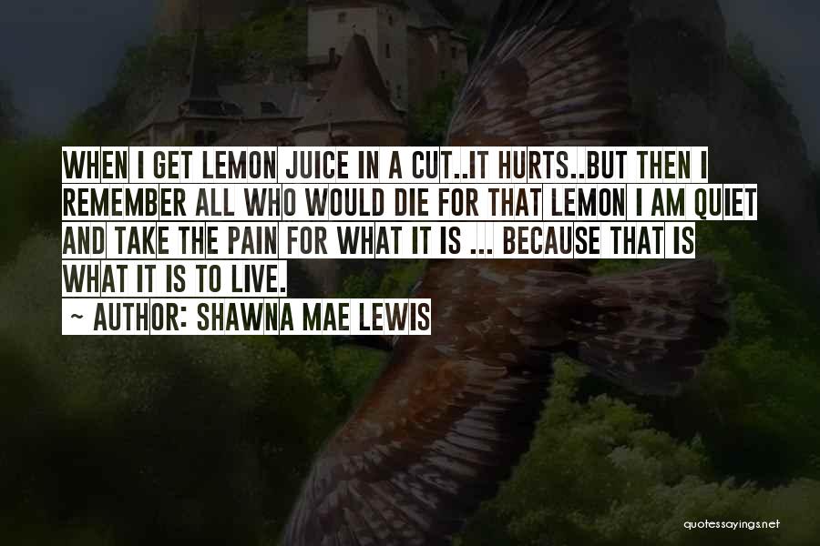 When Life Hurts Quotes By Shawna Mae Lewis