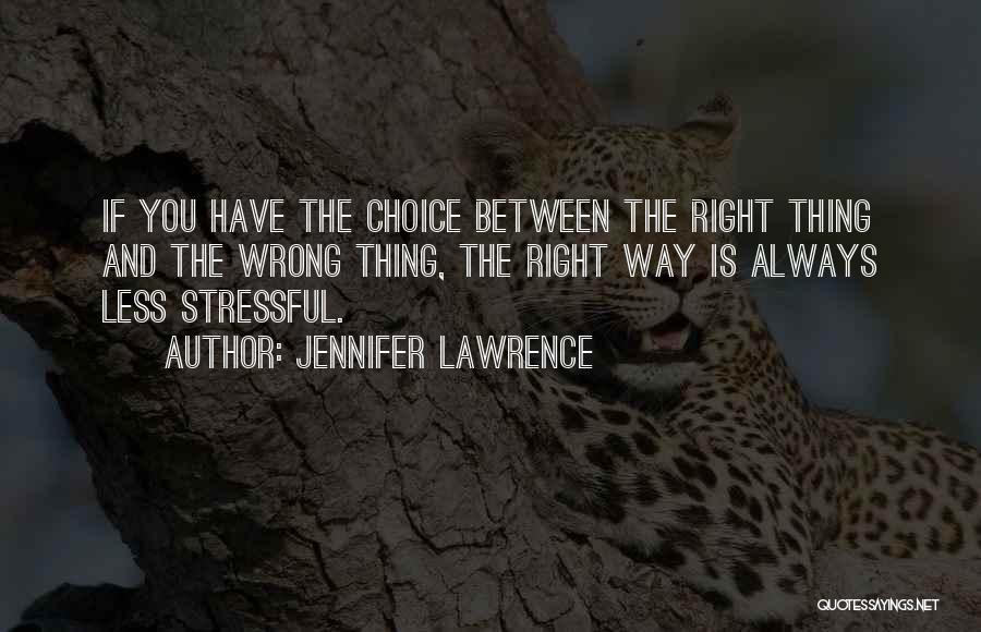 When Life Is Stressful Quotes By Jennifer Lawrence