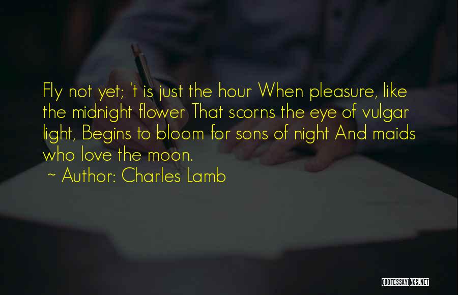 When Love Begins Quotes By Charles Lamb